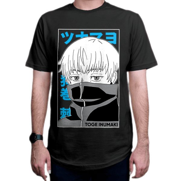 تیشرت انیمه طرح  Jujutsu-kaisen  جوجوتسو کایسن شخصیت Toge Inumaki توگه اینوماکی