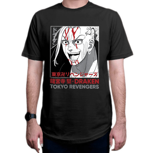 تیشرت طرح انیمه Tokyo Revengers انتقام جویان توکیو شخصیت Draken دراکن